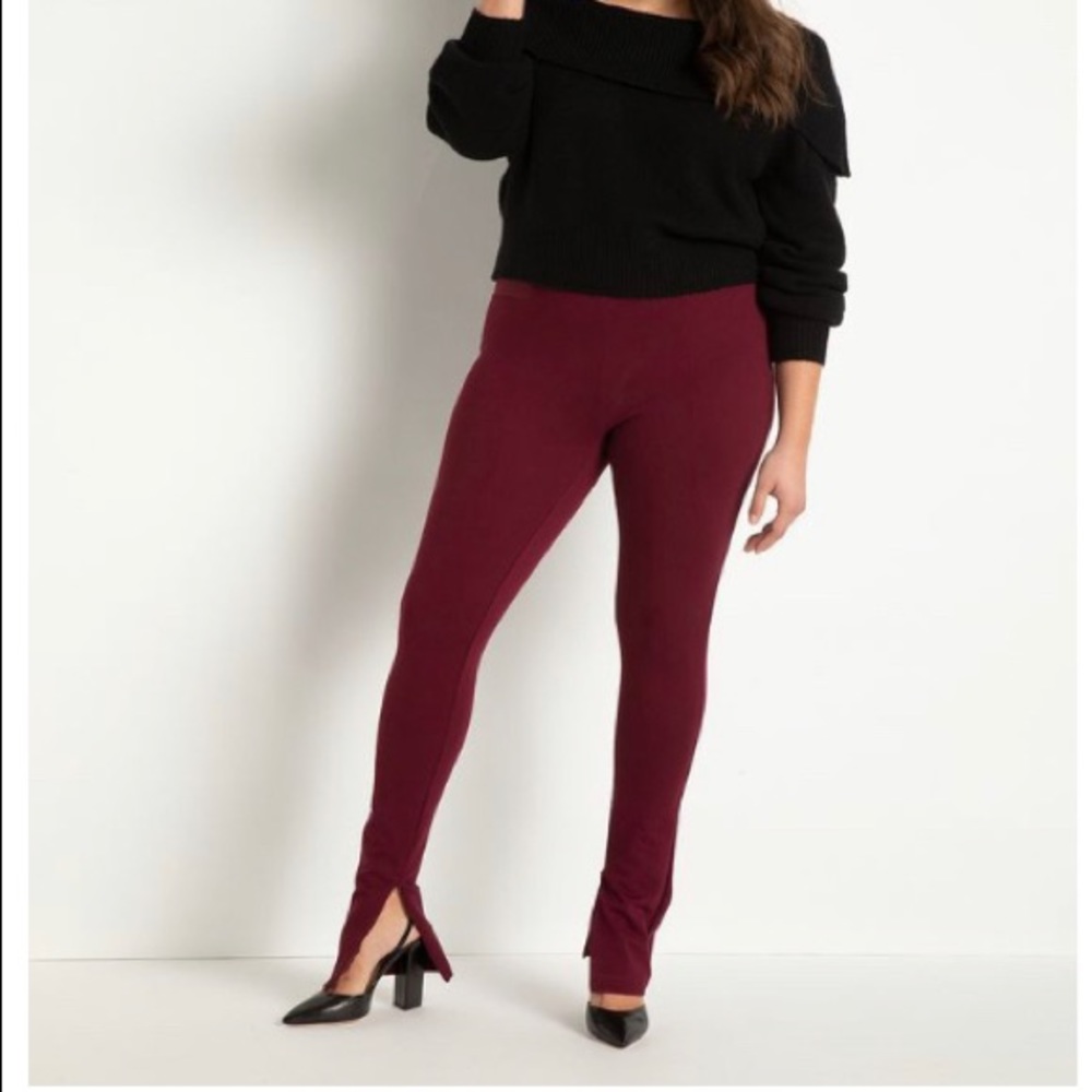 Miracle Flawless Leggings with Side Slit Hem - Eloquii NWT